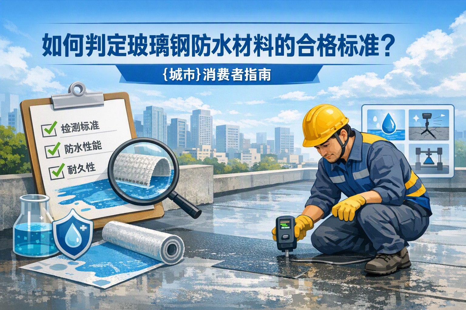 如何判定玻璃钢防水材料的合格标准？ 白山 消费者指南